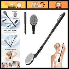 Long Handle Back Scrubber for Shower - 25" Body Exfoliator Brush for Men, Women,