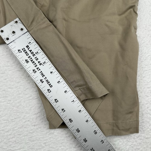 Short J Crew homme 33 kaki coton lavé à la pierre sergé chino beige preppy neuf avec étiquette - Photo 8/10