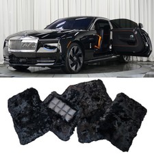 Genuine Alpaca Floor Mats For Rolls Royce SPECTRE 2024 - 2027 Bespoke Edition