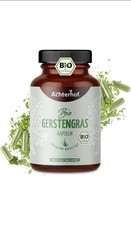 Capsules d'herbe d'orge bio 180 pièces herbe d'orge finement moulue en gélules