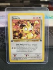 2000 Pokemon Team Rocket First Edition Meowth #62/82