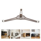 Microwave Turntable Base: 3-Wheel Roller Ring - Triangle Plate Support -