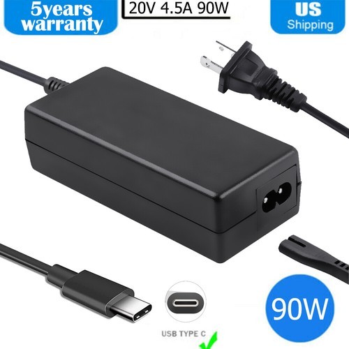 LOT OF USB C Type C 45W 65W 90W Adapter Charger For Laptop Lenovo Acer HP ASUS