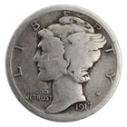 1917-P Mercury Dime VG Very Good 90% Silver