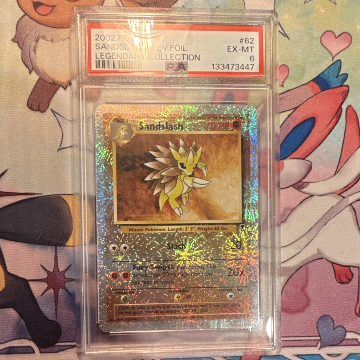 ebay legendary pokemon cards Sandslash 62/110 Legendary Collection Reverse Holo for sale online