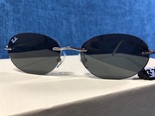 RAY BAN RB3767 003/87 Silver Dark Grey Unisex 54 mm Sunglasses 145MM 54/18