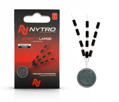 Gummistopper NYTRO | 12x Posenstopper Schnurstopper Angeln | Bomb Pellet Waggler