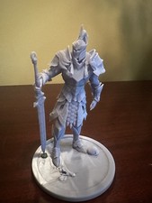 Knight Statue Miniature  D D  RPG Figure  3d Resin
