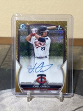 Jorel Ortega 2023 Bowman Chrome Auto Gold Shimmer Refractor /50 #CPA-JORT