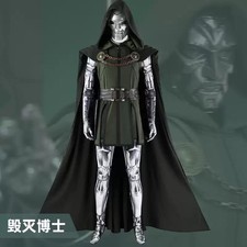 Doctor Doom Jumpsuit Outfit Victor von Doom Cosplay Costume Full Set Bodysuit