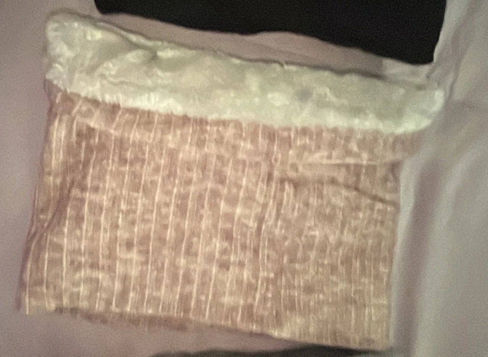 Paquete de calentadores de bufanda para cuello neutros negro marrón blanco grueso tejido piel Foto 3 de 4