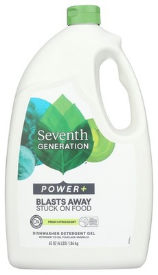 Seventh Generation Power Plus Dishwasher Detergent Gel 65 Oz