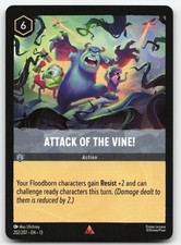 Attack of the Vine 202/204 Rare Attack of the Vine Lorcana Near Mint