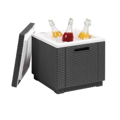 Gartenkühler Keter Ice Cube Graphit Tisch CURVER