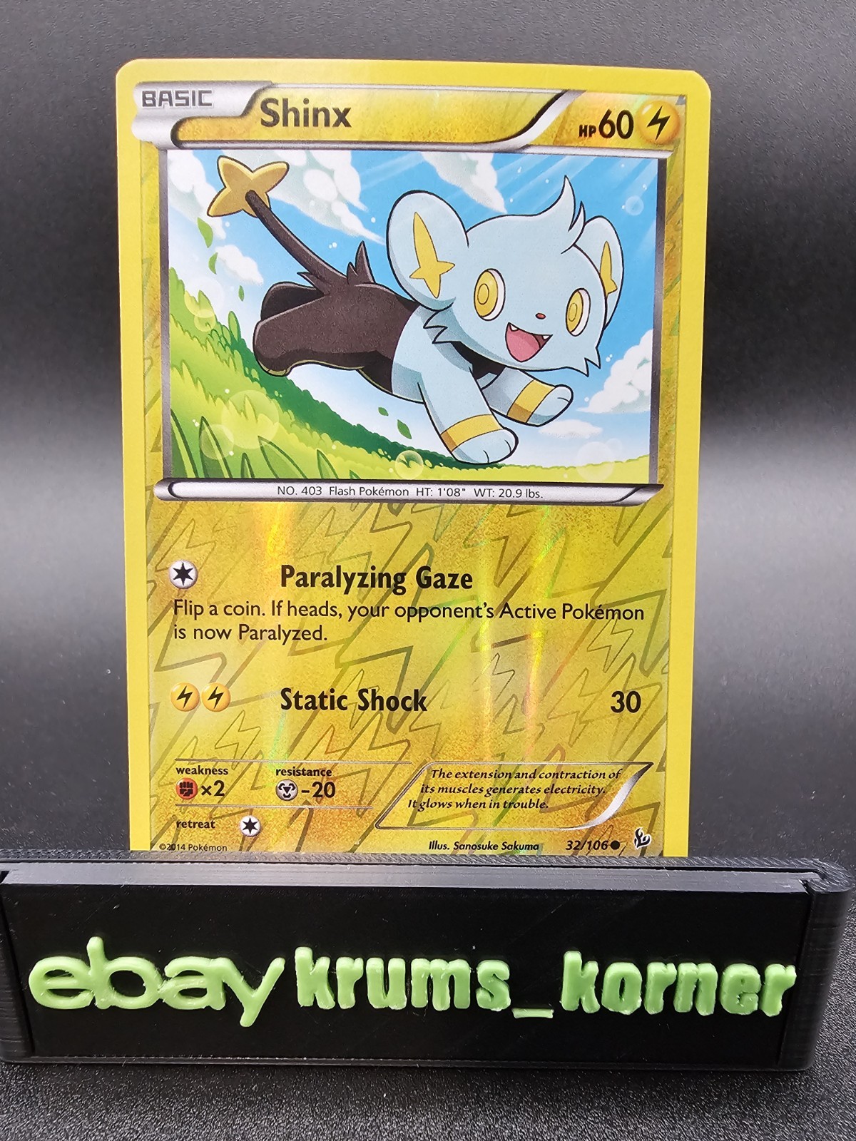 Shinx 32/106 Flashfire Reverse Holo - NM