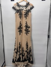 ivory dress wedding Floral Lace Illusion Sleeve Plunging A-Line Wedding Dress main image 0