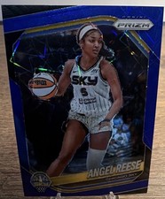 2025 Panini Prizm WNBA - Angel Reese #92 Blue Velocity Prizm