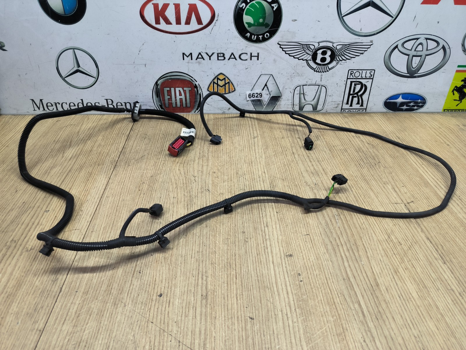 Citroen C4 MK2 RHD Rear Bumper Parking Sensors Wiring Loom Harness 9672179080