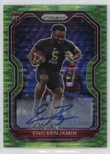 2020 Panini Prizm Rookie Neon Green Pulsar Eno Benjamin #324 Auto 1pk1