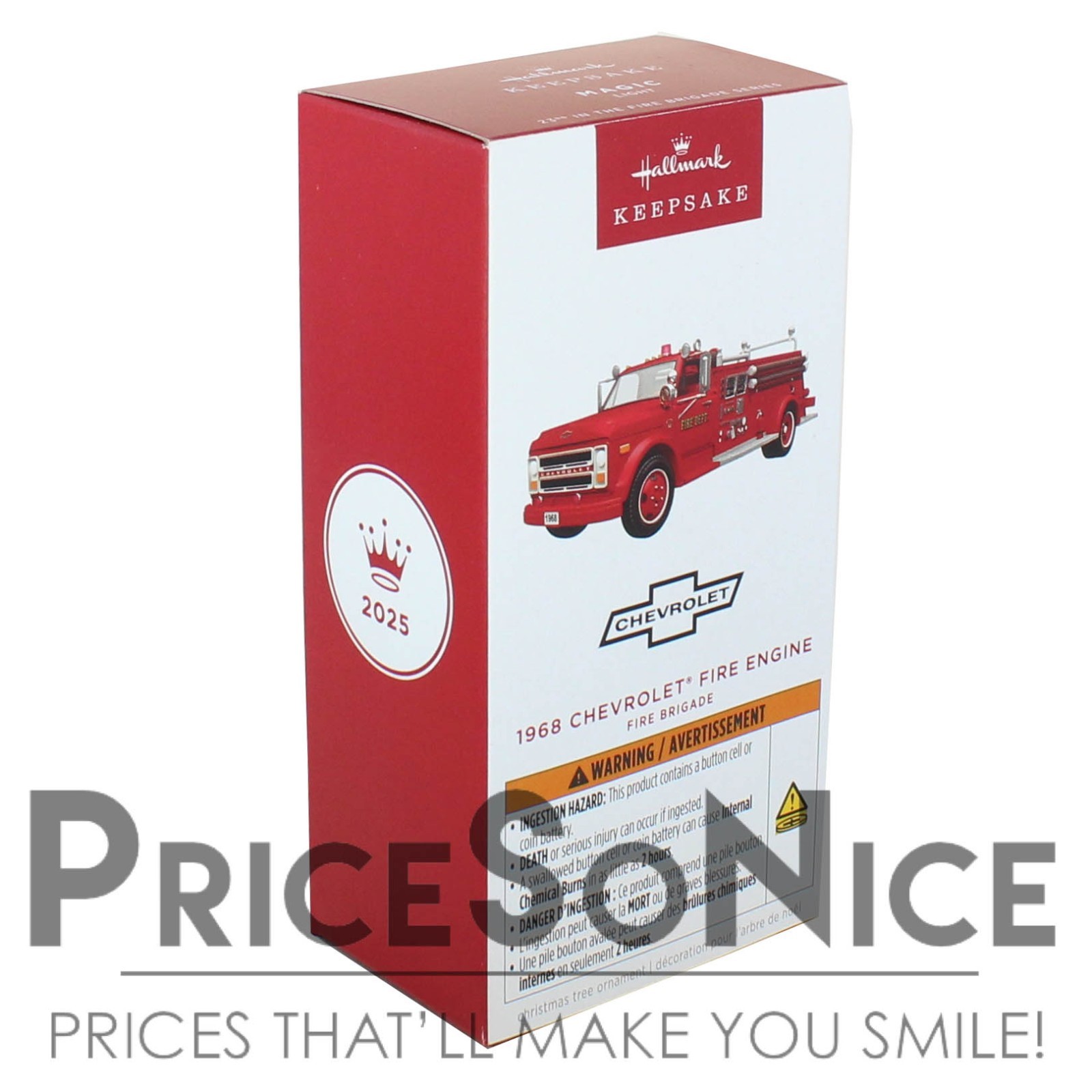 Hallmark Ornament 2025 Fire Brigade 1968 Chevrolet® Fire Engine 2025 Ornament
