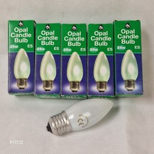 BELL Opal Candle Light Bulb ES/E27 25W 175lm F Energy Rated - Pack of 5