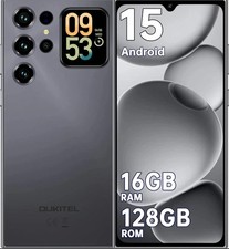 OUKITEL C62 PRO SILVER 6.9 "HD 16GB RAM 128GB STORAGE NEW NO BOX