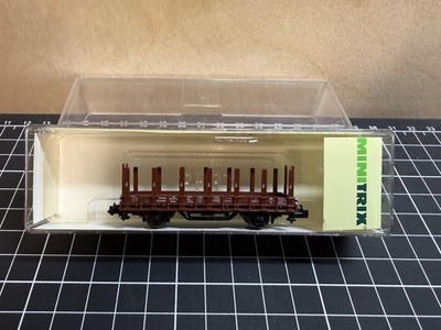 Minitrix 13457 Flat Car with Rungs - DRG - 1:160/N