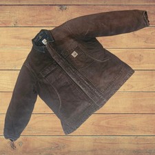 Carhartt Men's C26 DKB Dark Brown Arctic Sandstone Quilt Lined Coat