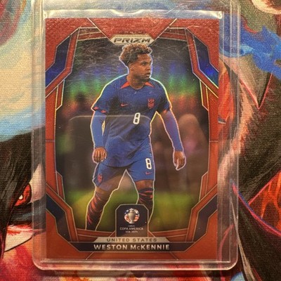2024 Panini Prizm Copa America Weston Mckennie USA #152  Red /199