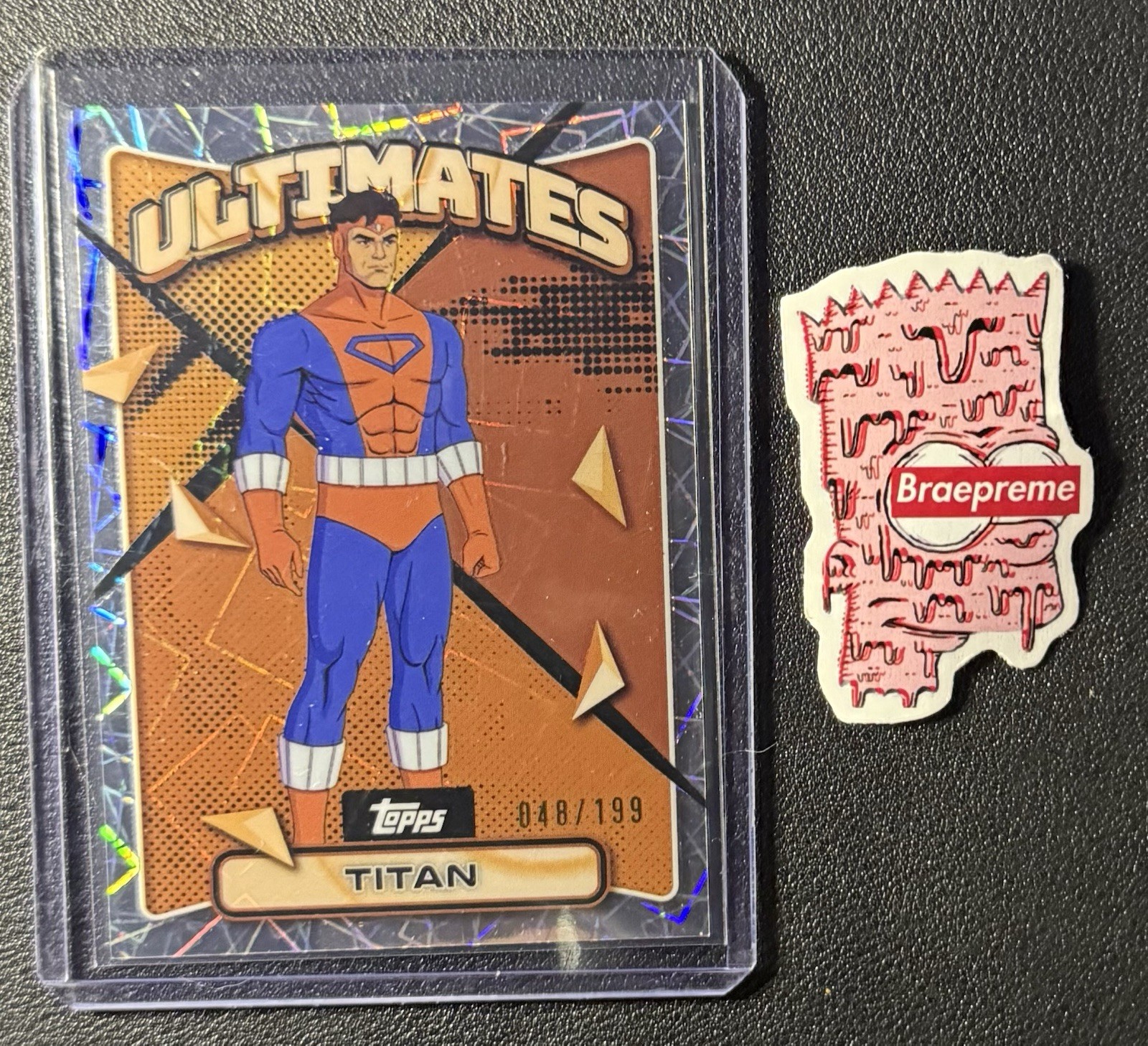 2025 Topps Finest X-Men '97 #6 Titan Ultimates Laser Refractor #48/199