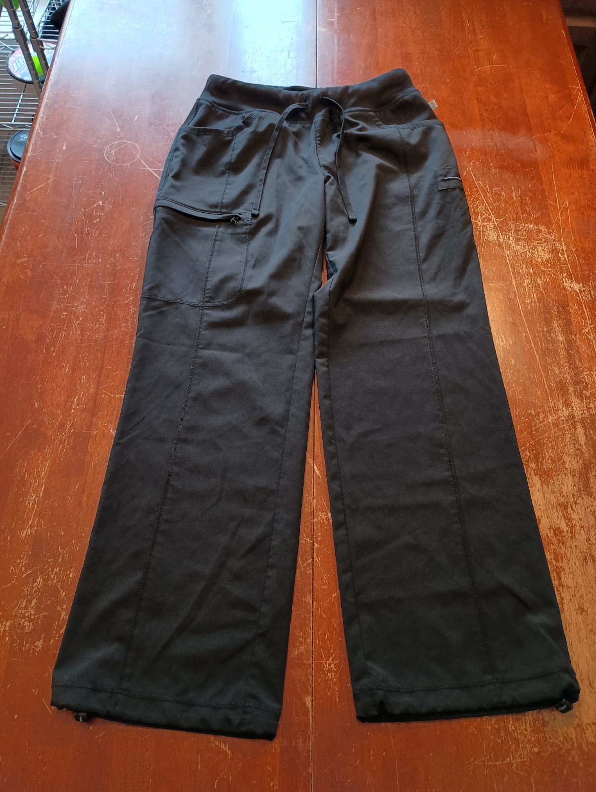 Cherokee Infinity Women's Black Stretch Scrub Pants Size Small Petite