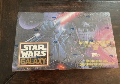 Factory Sealed Boxe 1993 Topps STAR WARS GALAXY SERIES 1 From Case