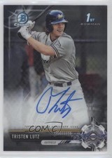 2017 Bowman Draft Chrome Draft Pick Auto Tristen Lutz #CDA-TL Auto 3pu