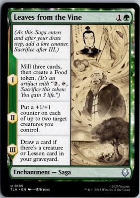 Leaves from the Vine U Avatar: The Last Airbender 185 NM