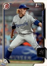 2015 Bowman Draft #14 Ashe Russell Kansas City Royals