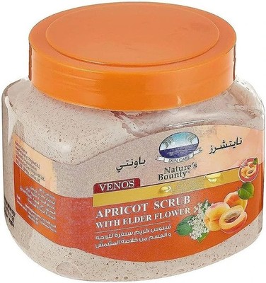 Nature's Bounty Apricot Scrub , Face Exfoliant , Dirt Removal , Cleanser (600gm)