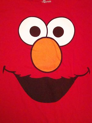 90’s SESAME STREET ELMO エルモ フェイス Tシャツ XL Sesame Street Elmo Face Adult T-Shirt - Walmart.com