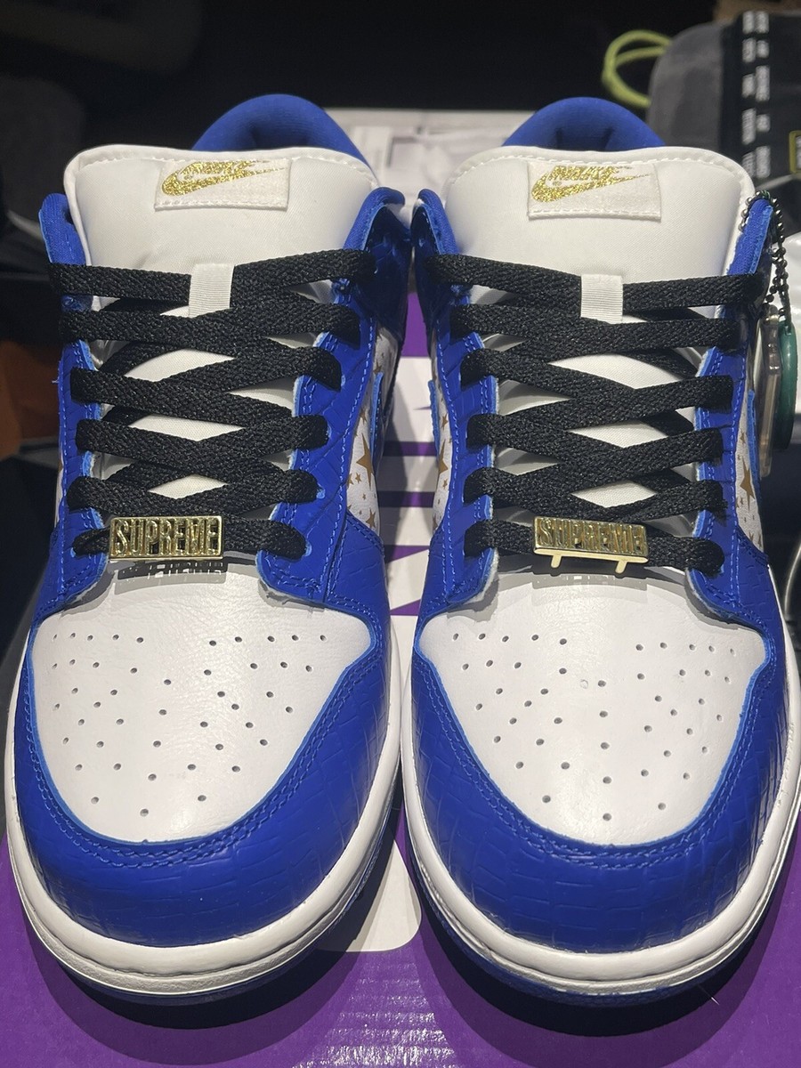 supreme dunk low hyper royal