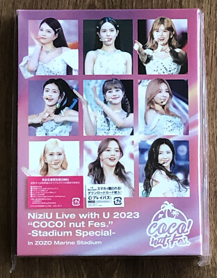 Niziu - Live with U 2023 Coco nut Fes Stadium Limited Edition Blu ray jpop kpop