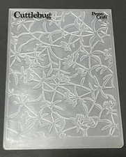 Provo Craft Cuttlebug Embossing Folder A2 - FLORAL SCREEN - Gently Used