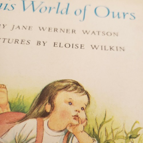 Vintage Giant Little Golden Book Nursery Tales Scarry This World Eloise Wilkin - Picture 6 of 11