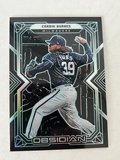 CORBIN BURNES 2022 Panini Chronicles Baseball Obsidian Carolina Blue