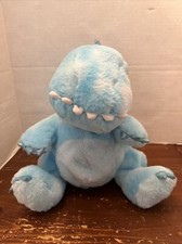 FAO SCHWARZ GLOW BRIGHTS BLUE LIGHTS SOUNDS DINOSAUR PLUSH DOLL FIGURE TOY
