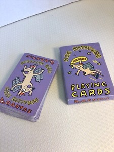 Qantas Airline Max Altitude Playing Cards