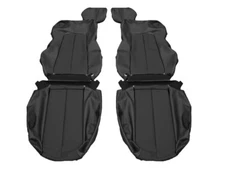 Fits: Mercedes Benz R170 2001-04 SLK320 SLK230 ONLY BLACK Leather Seat Covers