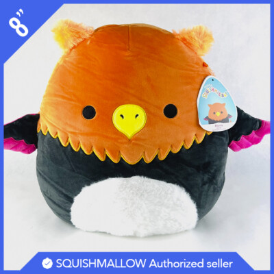 Squishmallow Official Kellytoy Plush Black Light Myrna the Griffin 8'' NWT