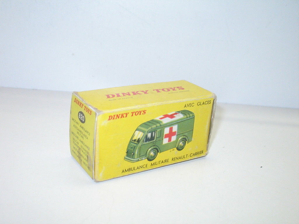 Dinky Toys 80F – Renault 1000 Kg Ambulance Militaire – 1/43 – Boîte Reproduction