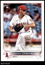 2022 Topps #521 Cooper Criswell  Angels RC 8 - NM/MT
