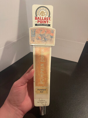 Ballast Point Brewing Co. Pumpkin Ale Beer Tap Handle