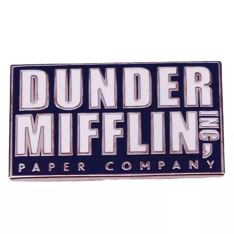 Dunder Mifflin Inc Paper Company Office Logo - The Office - Pin